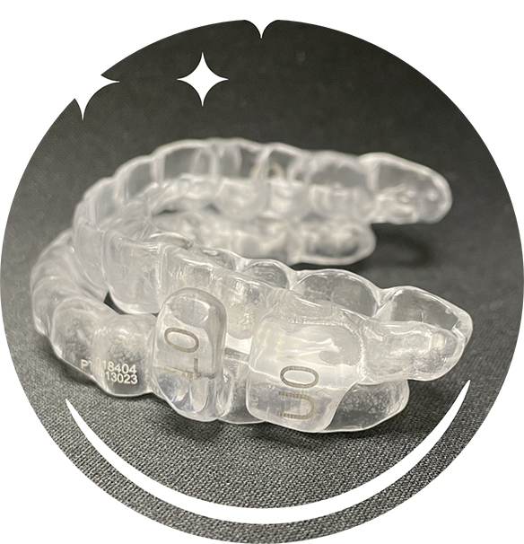 Clear oral appliance tray for sleep apnea treatment in Hoover